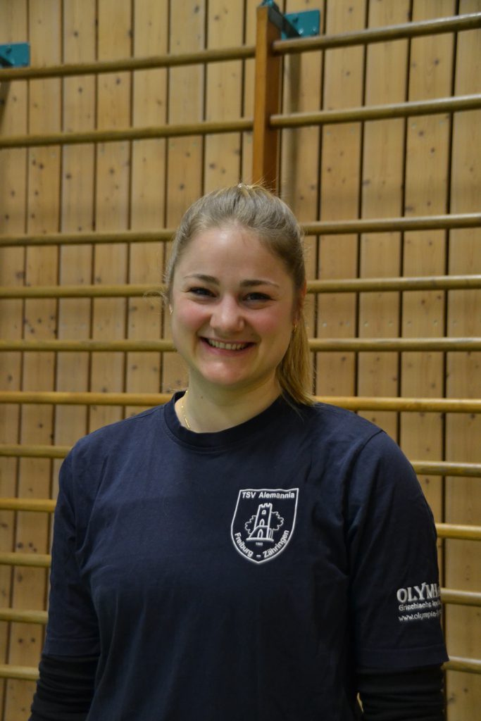 Übungsleiterin Sarah Fehrenbach